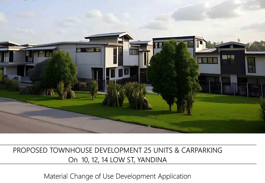 Read more about the article LOW STREET YANDINA PROPOSED 25 UNITS