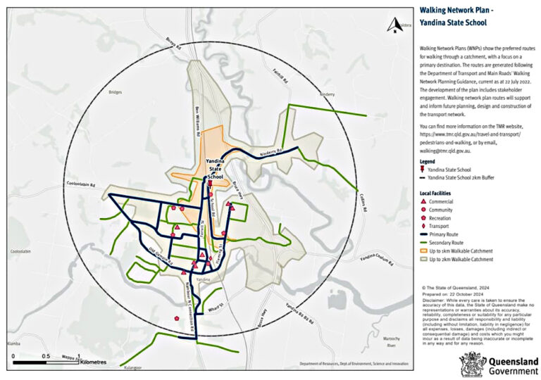 Read more about the article WALKING NETWORK PLAN – YANDINA STATE SCHOOL